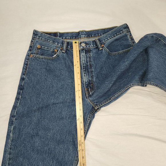 LEVI'S 550 VINTAGE Jeans Regular Fit Straight Leg High Rise W36 L30 100% Cotton. - Picture 15 of 16